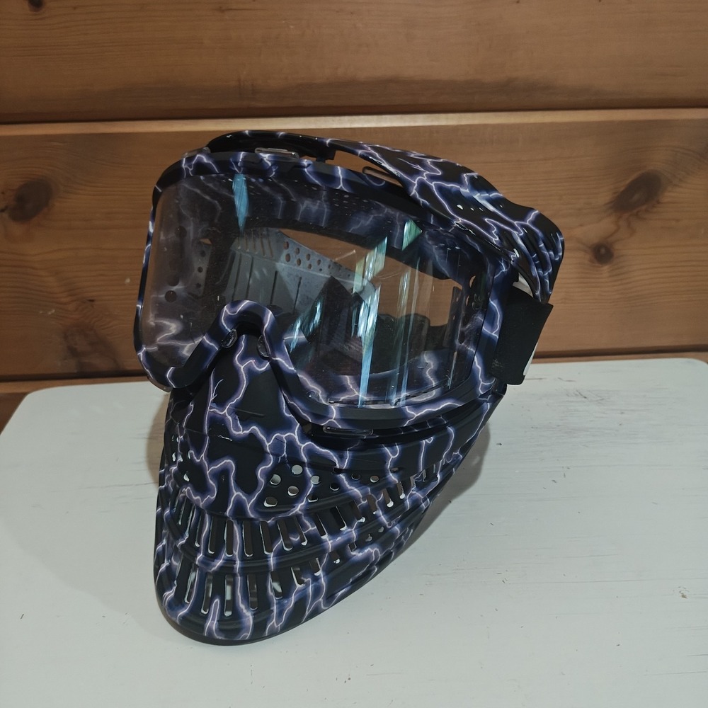 JT Airsoft Tactical Mask Paintball Protective Full Face Purple Lightning Z30